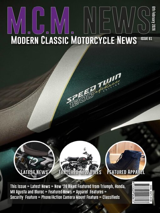 Title details for Modern Classic Motorcycle News by Modern Classic Motorcycle News - Available